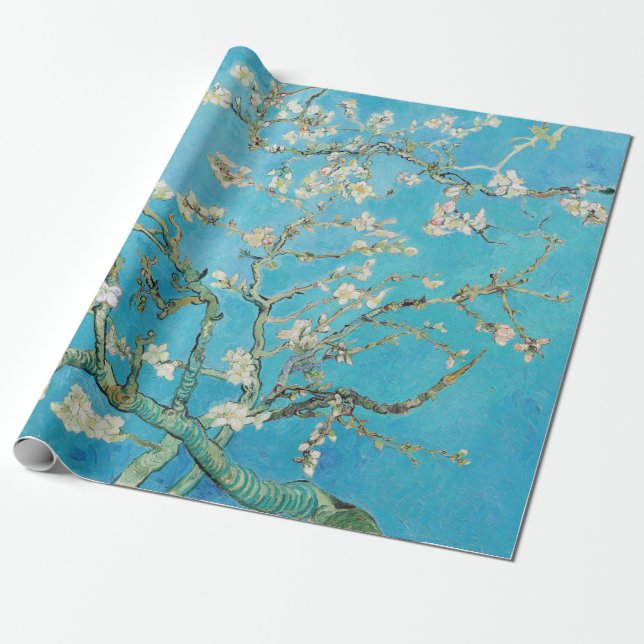 Vincent van Gogh - Almond Blommar Presentpapper (Utrullad)