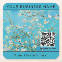 Vincent Van Gogh - Almond Blommar QR Code