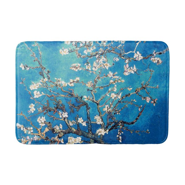 Vincent Van Gogh Almond Blommars Bright Turquise Badrumsmatta (Framsidan)