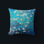 Vincent Van Gogh Almond Blommars Bright Turquise Kudde<br><div class="desc">Vincent Van Gogh Almond Blommars Artist: Vincent Van Gogh Titel: Almond Blommars Altered by 2gullwordsDesigns/PureVintageLove wrapping papper,  presentwrap,  presentwrap papper,  vävnadspapper,  elegant,  impressionism,  Vincent Van Gogh,  Van Gogh,  Almond Blommars,  blommor,  blommigt.</div>