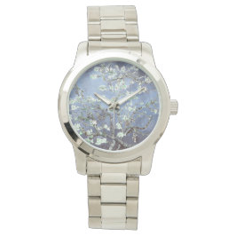 Vincent Van Gogh Almond Blommars Grått Blue WAtch Armbandsur