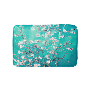 Vincent Van Gogh Almond Blommars Turkvoise Badrumsmatta