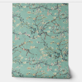 Vincent Van Gogh Almond Blossom on Mint Green