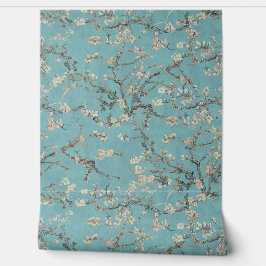 Vincent Van Gogh Almond Blossom on Robin Egg Blue