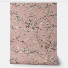 Vincent Van Gogh Almond Blossom on Rose Pink