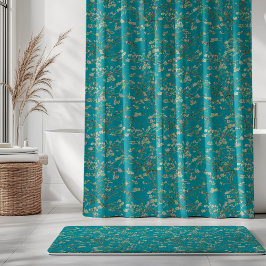 Vincent Van Gogh Almond Blossom on Teal Blue