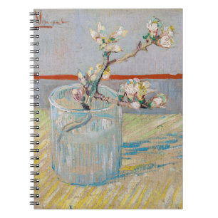 Vincent van Gogh - Almond Gren i ett glas Anteckningsbok