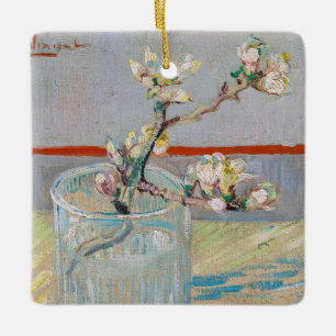Vincent van Gogh - Almond Gren i ett glas Julgransprydnad Keramik