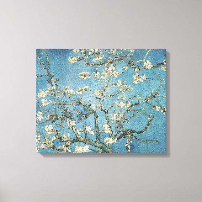 Vincent van Gogh | Almond grenar i blomning, 1890 Canvastryck (Framsida)