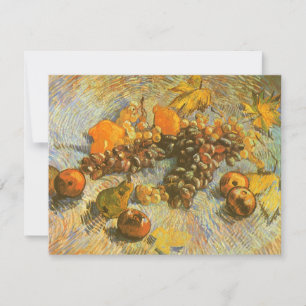 Vincent van Gogh - Äpplen, päron, citroner, vindru