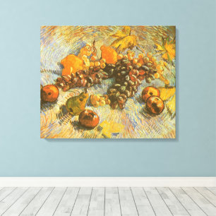 Vincent van Gogh - Äpplen, päron, citroner, vindru Canvastryck