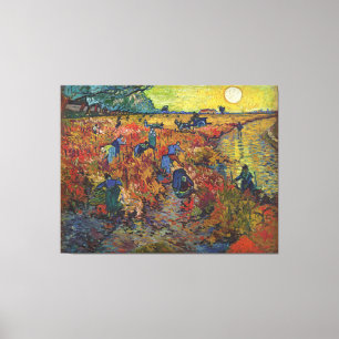 Vincent van Gogh är Red Vineyard Canvastryck