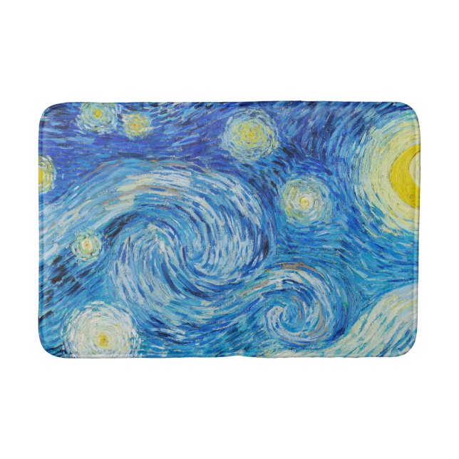 Vincent Van Gogh är Starry Natt Badrumsmatta (Framsidan)