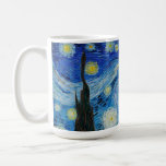 Vincent Van Gogh är Starry Natt Kaffemugg<br><div class="desc">Njut av Vincent Van Goghs skönhet i Starry Natt med den här högkvalitativa reproduktionen. Äger en biet av konsthistorik och låt Van Goghs mästerverk belysa era omgivningar.</div>