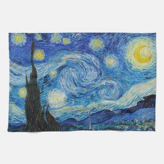 Vincent Van Gogh är Starry Natt Kökshandduk