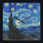 Vincent Van Gogh är Starry Natt Serenity Fyrkantig Klocka<br><div class="desc">Vi presenterar "Starry Natt Serenity" - Transport dina murar till den fantastiska världen med Vincent Van Goghs mästerverk med vår högkvalitativa väggklocka. Njut av den tidlösa skönheten i "Starry Night", som nu har förbättrats digitalt för att fånga alla invecklade detaljer och penseldrag. Känn att lugnet tvättar över dig när du...</div>