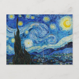 Vincent Van Gogh är Starry Natt Vykort