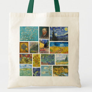 Vincent Van Gogh Art Gallery Collage Tygkasse