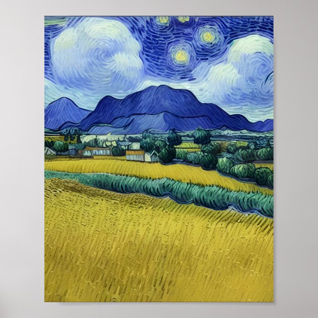 Vincent van Gogh Art Reproduction Poster (Framsidan)