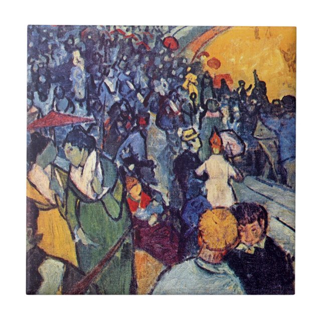 Vincent Van Gogh - Åskådare i arenan Kakelplatta (Framsidan)