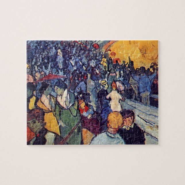 Vincent Van Gogh - Åskådare i arenan Pussel (Horisontell)