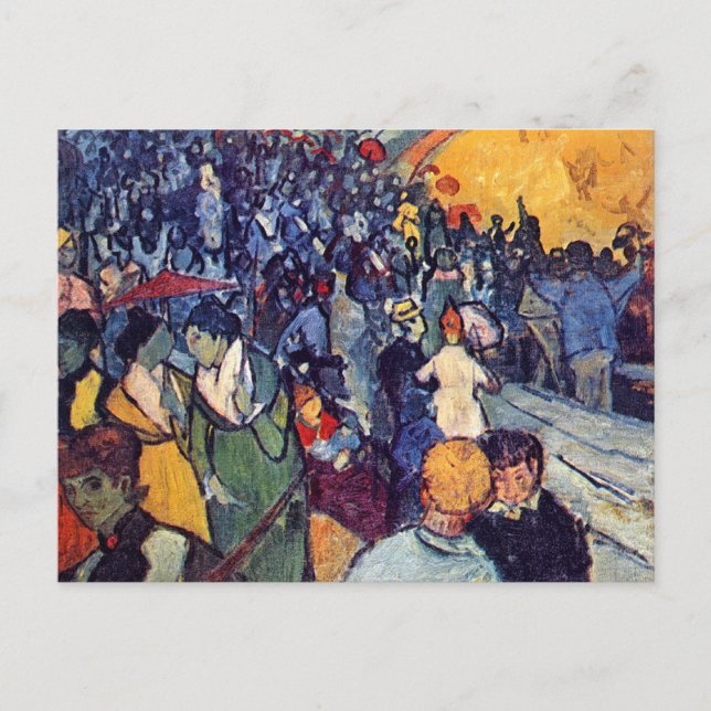 Vincent Van Gogh - Åskådare i arenan Vykort (Framsida)