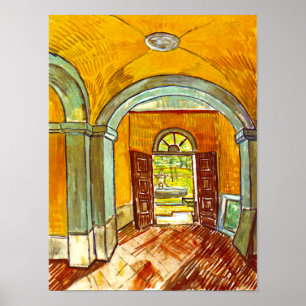 Vincent Van Gogh - Asylens vestibul Poster