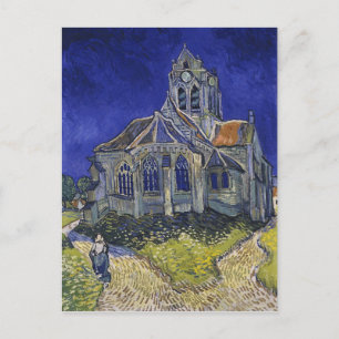 Vincent Van Gogh - Auvers kyrka Vykort