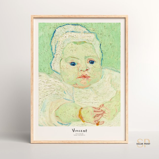 Vincent van Gogh Baby Marcelle Roulin Art Skriv ut Poster (Skapare uppladdad)