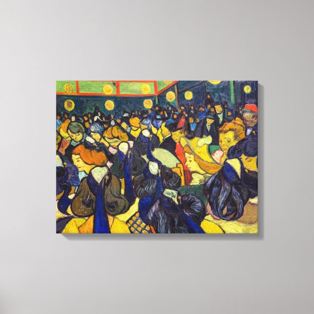 Vincent van Gogh - Ballrummet i Arles Canvastryck (Framsida)