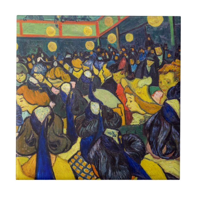 Vincent van Gogh - Ballrummet i Arles Kakelplatta (Framsidan)