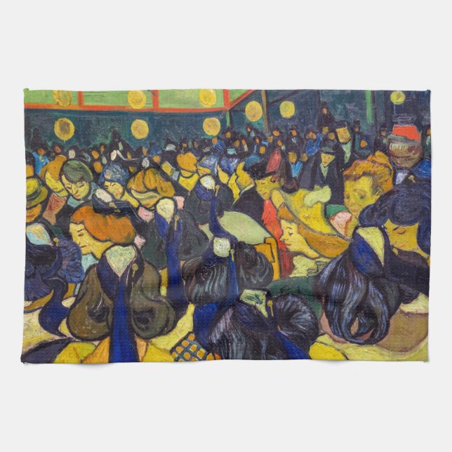 Vincent van Gogh - Ballrummet i Arles Kökshandduk (Horisontell)