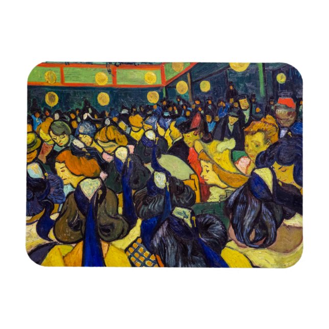 Vincent van Gogh - Ballrummet i Arles Magnet (Horisontell)