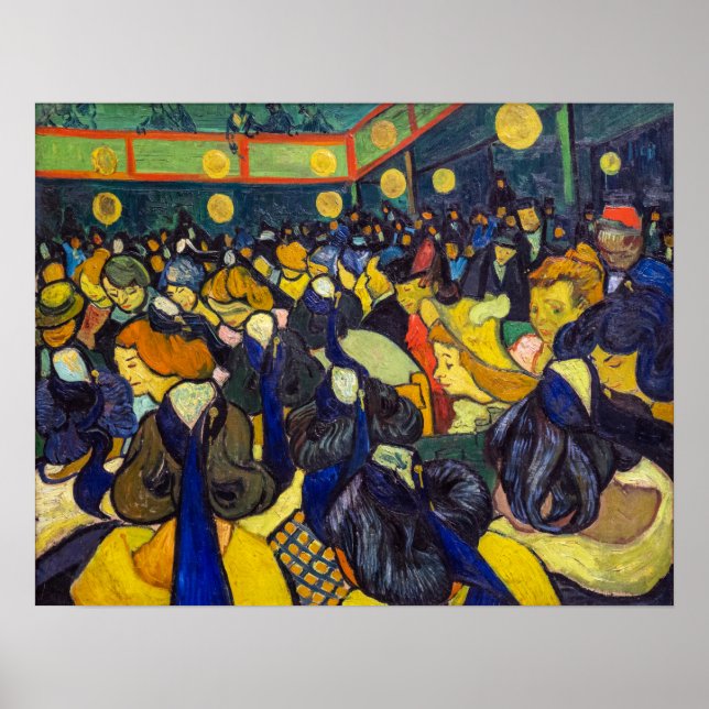 Vincent van Gogh - Ballrummet i Arles Poster (Framsidan)