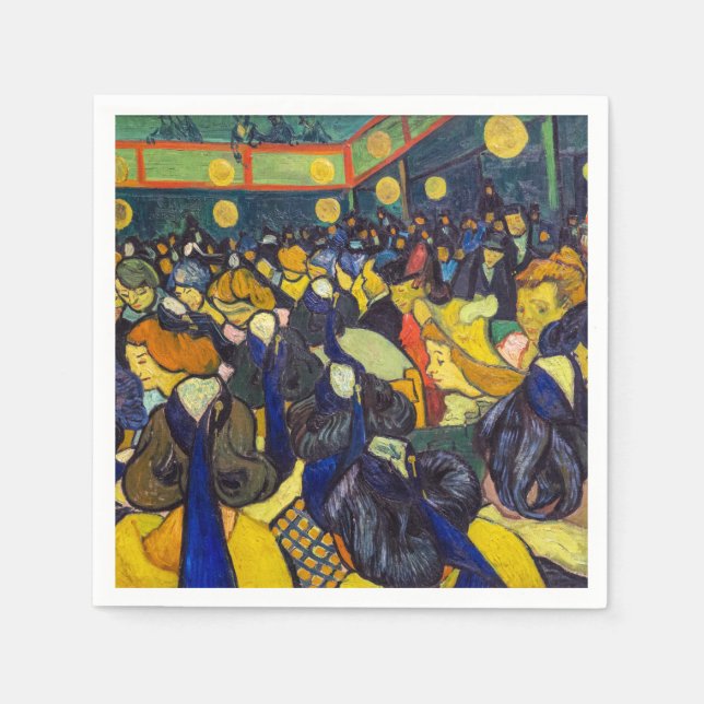 Vincent van Gogh - Balsalen i Arles Pappersservett (Framsidan)