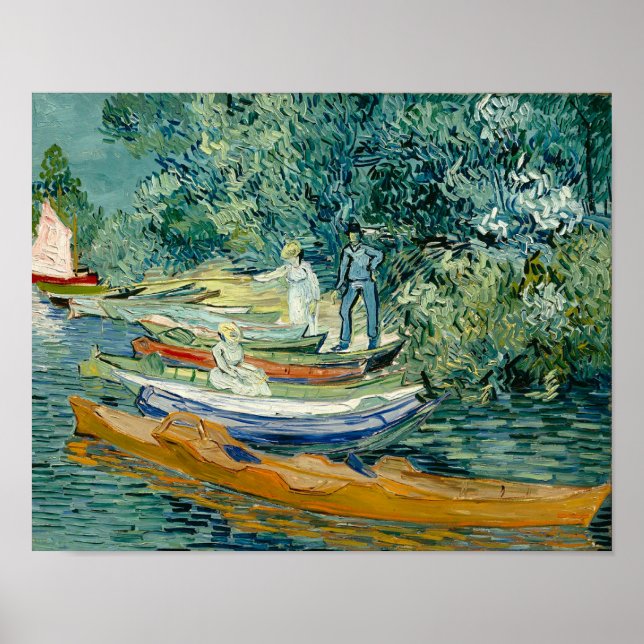 Vincent van Gogh Bank of the Oise at Auvers Poster (Framsidan)
