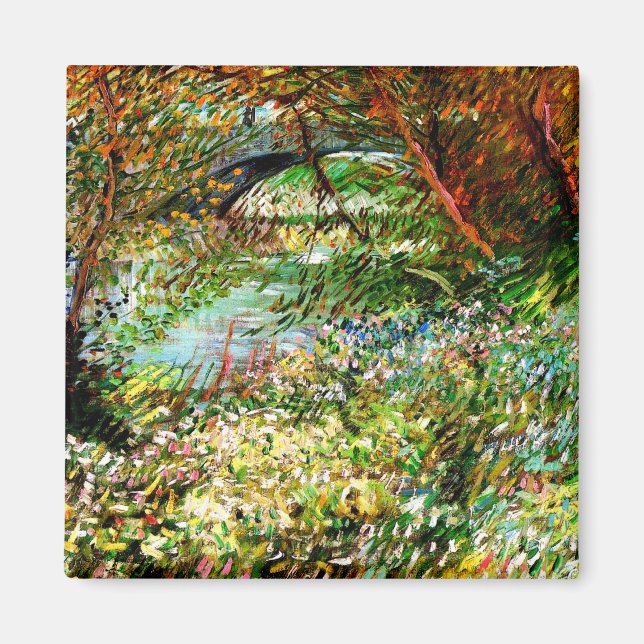 Vincent Van Gogh - Banker i Seine i Vår Magnet (Framsidan)