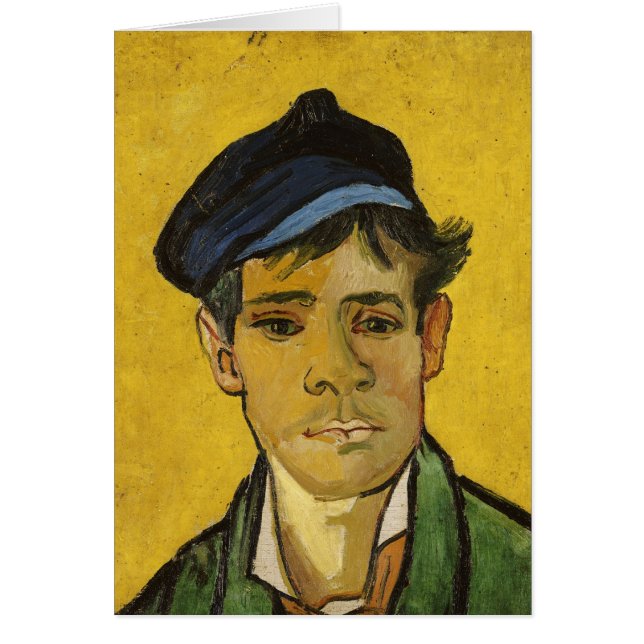 Vincent Van Gogh | barnman med en hatt, 1888 Hälsningskort (Framsidan)