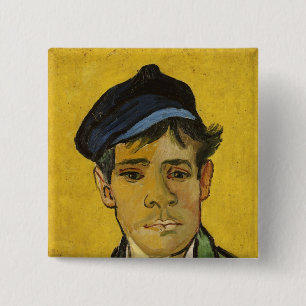 Vincent Van Gogh barnman med en hatt, 1888 Knapp