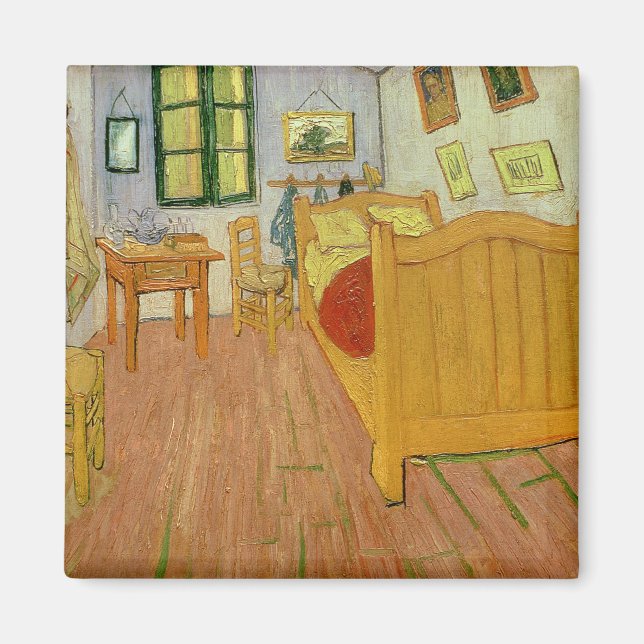 Vincent van Gogh | Bedroom, 1888 Magnet (Framsidan)
