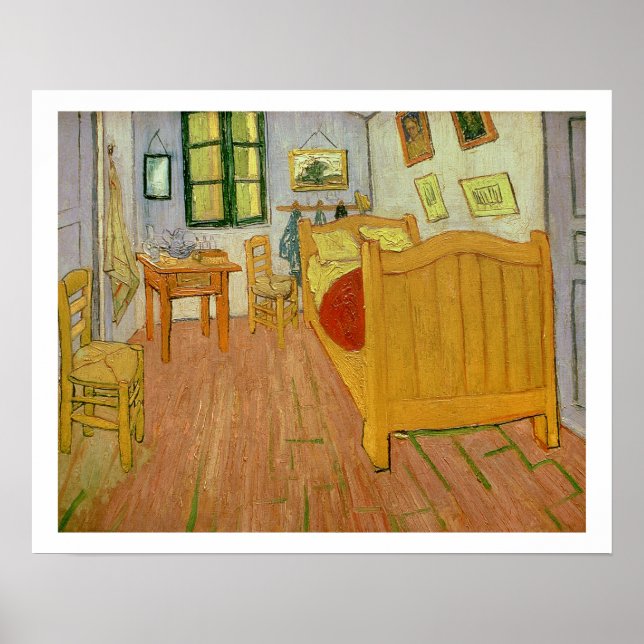 Vincent van Gogh | Bedroom, 1888 Poster (Framsidan)