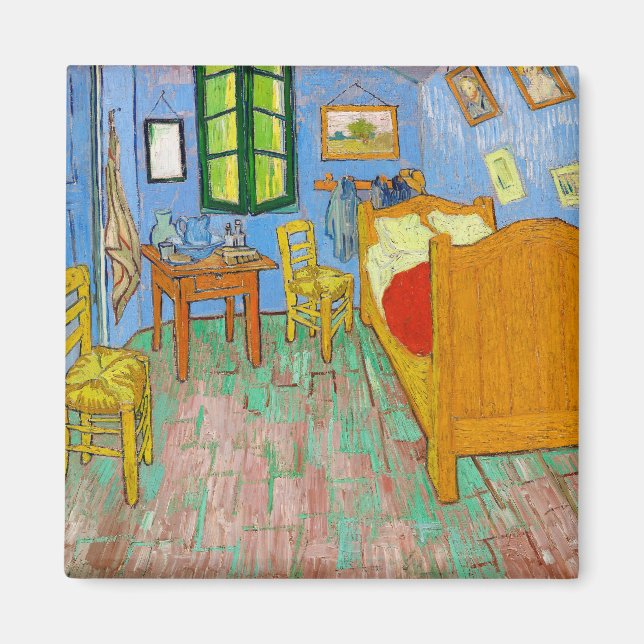 Vincent Van Gogh Bedroom i Arles Magnet (Framsidan)