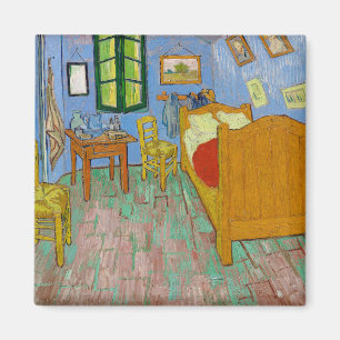 Vincent Van Gogh Bedroom. Impressionistisk vintage Magnet