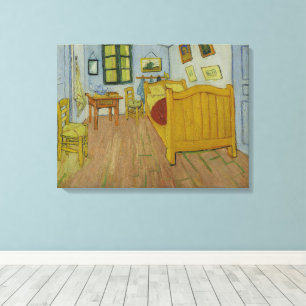 Vincent Van Gogh, Bedroom in Arles, 1:a versionen Canvastryck