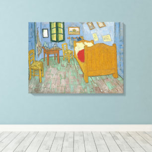 Vincent Van Gogh, Bedroom in Arles, 2:a versionen Canvastryck