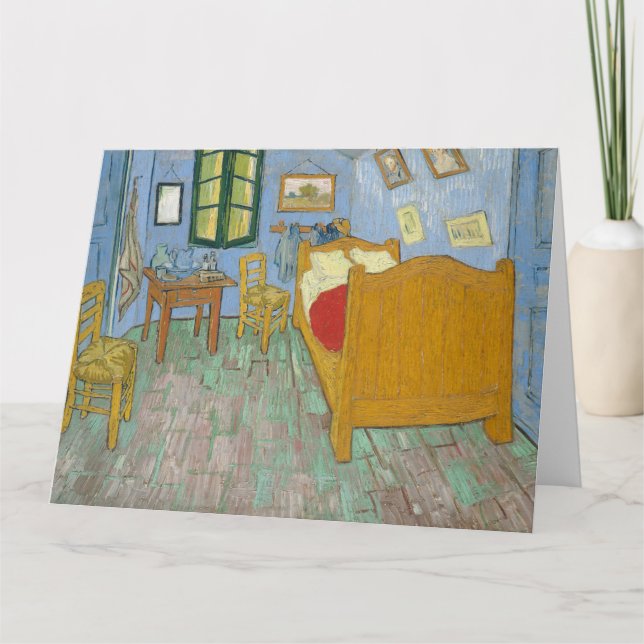 Vincent Van Gogh, Bedroom in Arles, 2:a versionen Kort (Framsida)
