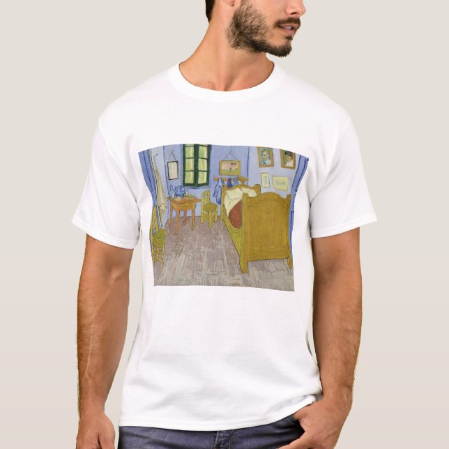 Vincent Van Gogh, Bedroom in Arles, 3:e versionen T Shirt (Framsida)