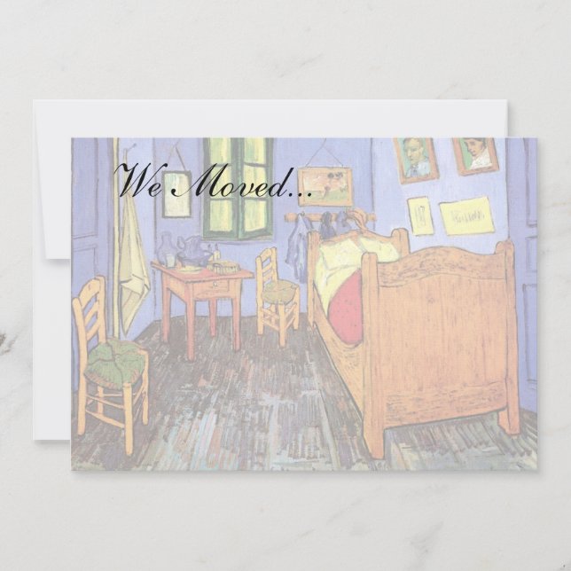 Vincent Van Gogh - Bedroom in Arles Fine Art Meddelande (Framsida)