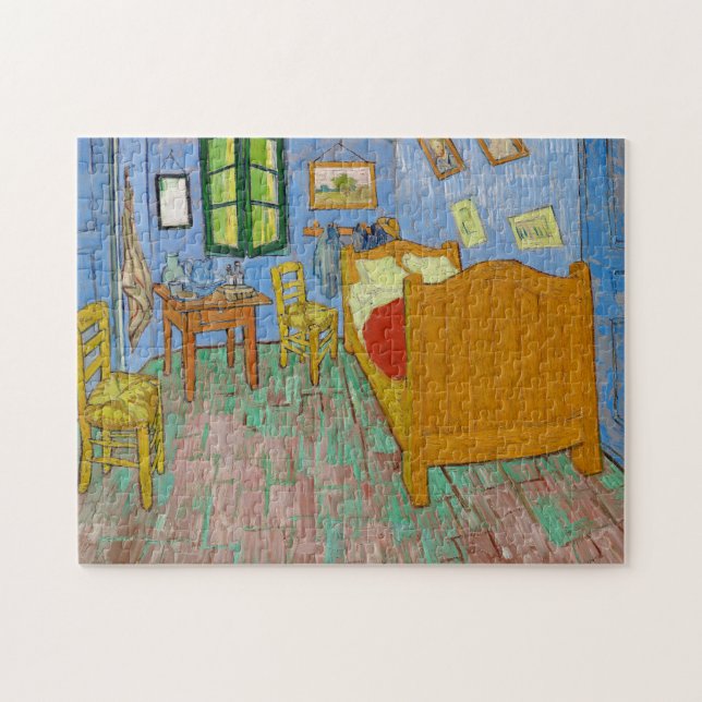 Vincent van Gogh Bedroom in Arles Painting Pussel (Horisontell)