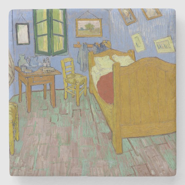 Vincent Van Gogh Bedroom Painting Stenunderlägg (Framsidan)